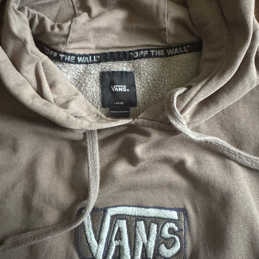 Vans Men's Tan Hoodie Sweater